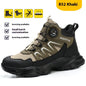 Men's High-Top Safety Work Boots – Steel Toe, Anti-Puncture, EU 37–48