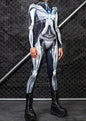 3D Digital Print Cosplay Jumpsuit – Long Sleeve Unisex Halloween Bodysuit