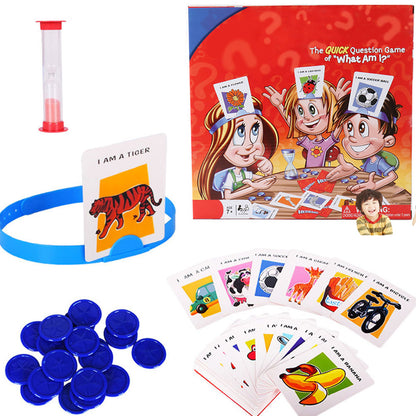 What Am I? Headband Guessing Game – Fun Family & Party Card Game for Kids & Adults