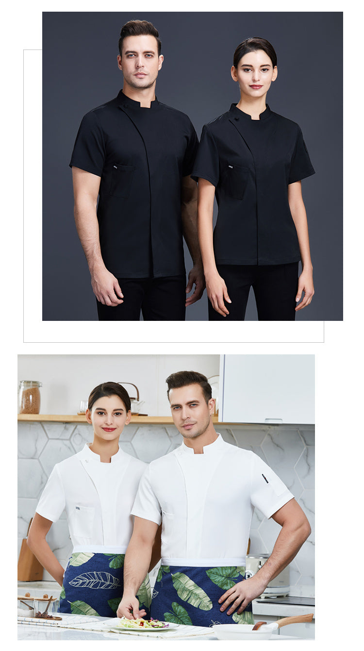 Breathable Mesh Chef Jacket – Lightweight Kitchen Coat for Men & Women | 3 Colors