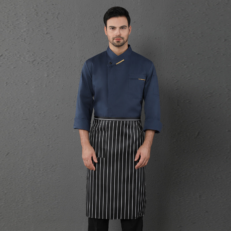 Men's & Women's Long-Sleeve Chef Coat – Restaurant & Catering Kitchen Uniform