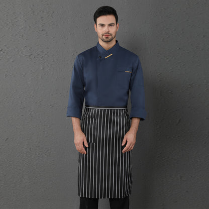 Men's & Women's Long-Sleeve Chef Coat – Restaurant & Catering Kitchen Uniform