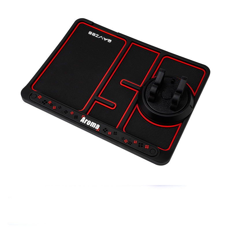 Non-Slip Car Phone Pad 4-in-1 Car Parking Number Card Anti-Slip Mat Auto Phone Holder Sticky Anti Slide Dash Phone Mount
