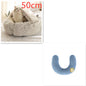 Round Plush Pet Bed — Warm Winter Bed for Cats & Dogs