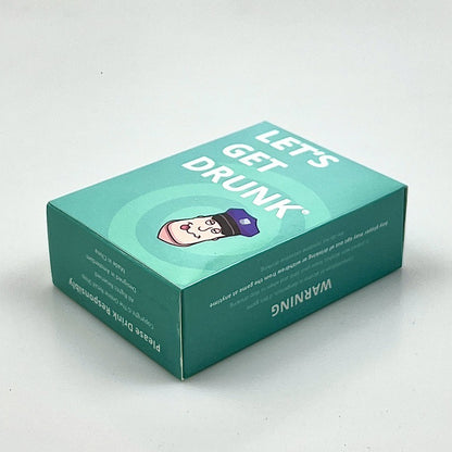Let's Get Drunk Adult Drinking Card Game – 100 Cards, 2–8 Players, Ages 21+