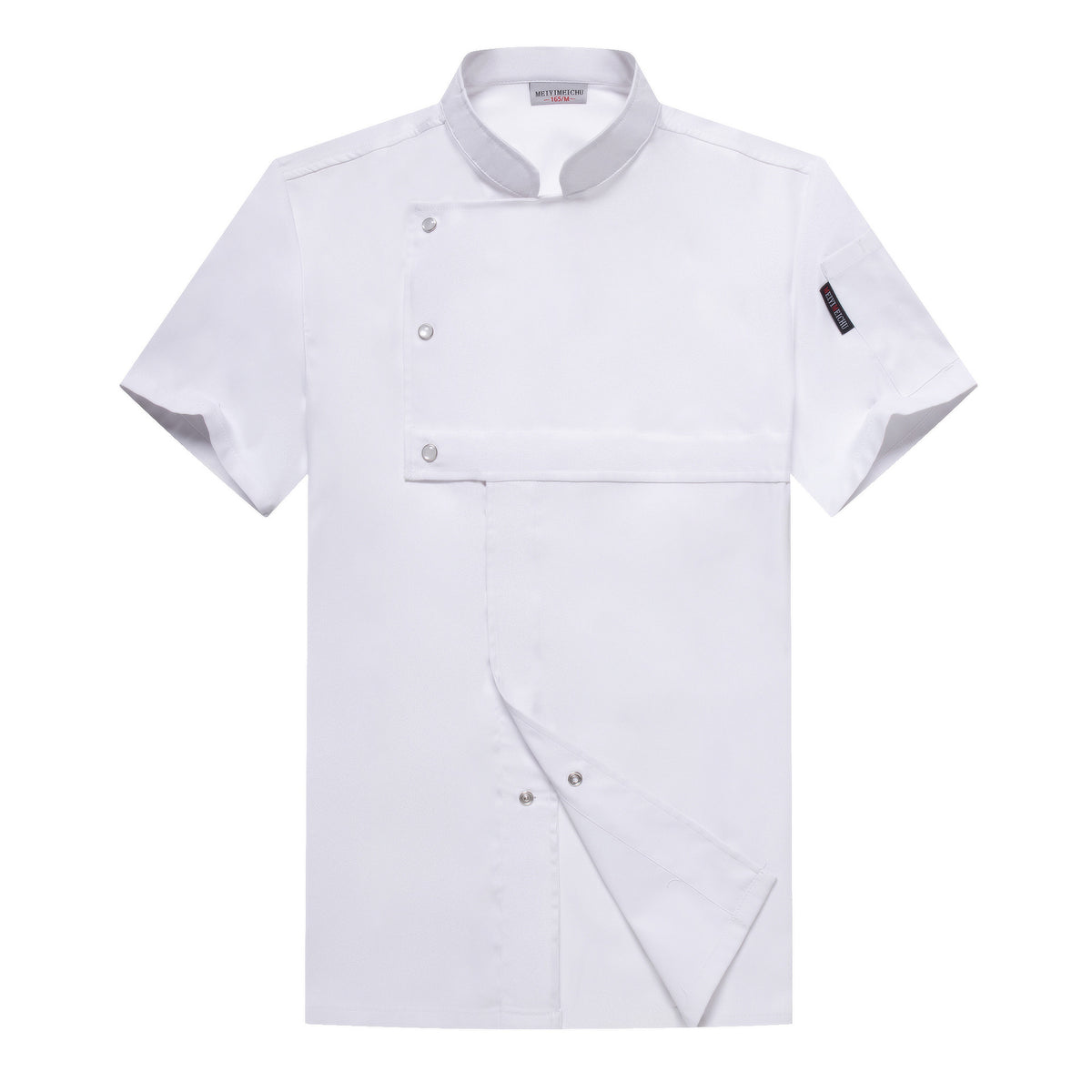 Premium Short-Sleeve Chef Uniform – Moisture-Wicking Professional Kitchen Coat
