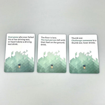 Let's Get Drunk Adult Drinking Card Game – 100 Cards, 2–8 Players, Ages 21+