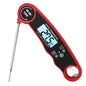 Folding Kitchen & Grill Thermometer – Electronic Instant-Read Food Thermometer, Black or Red