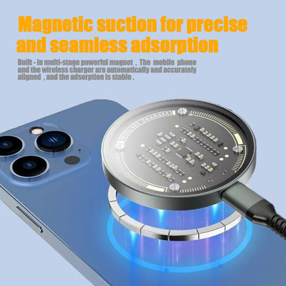 Qi2 Magnetic Wireless Charger – 15W Fast Charging Pad for iPhone 12–16