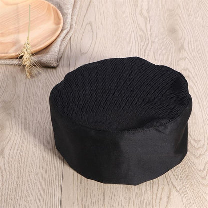 Chef Hat – Flat Top Brimless Kitchen Cap for Men & Women | One Size