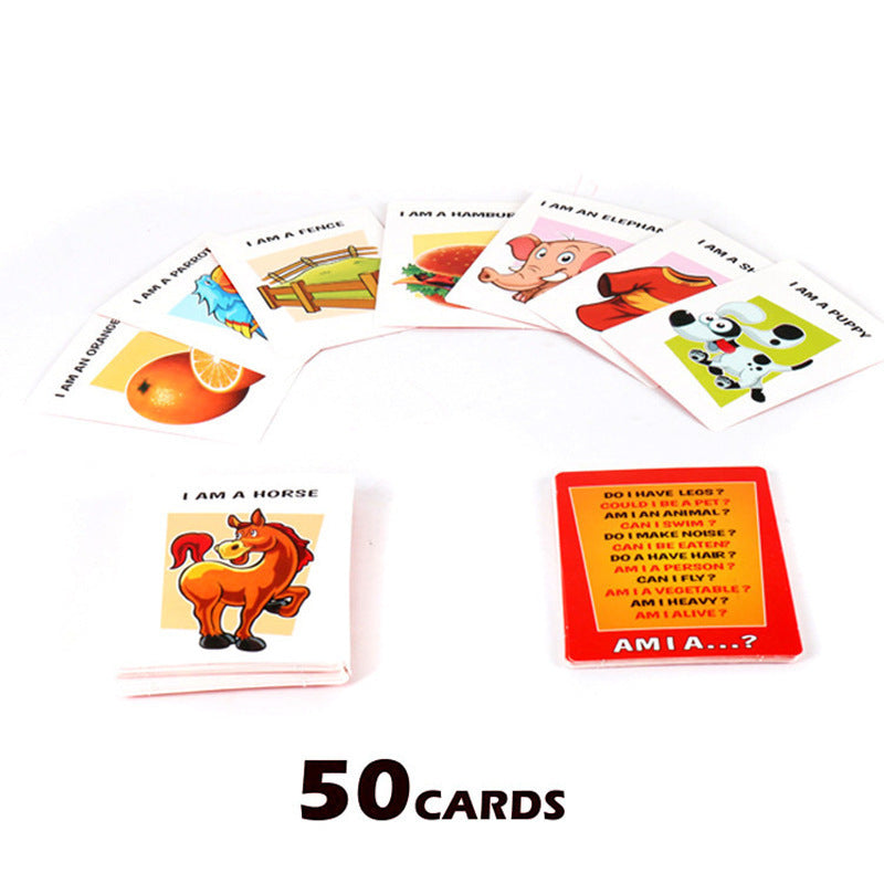What Am I? Headband Guessing Game – Fun Family & Party Card Game for Kids & Adults