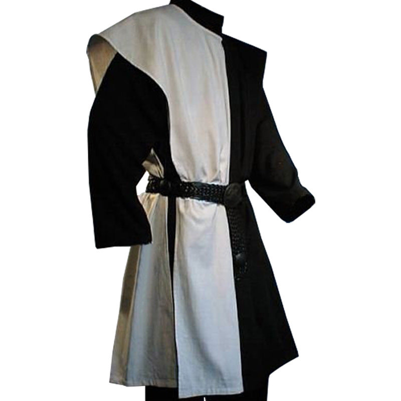 Men's Vintage Medieval Sleeveless Vest | Renaissance Cosplay Long Shirt