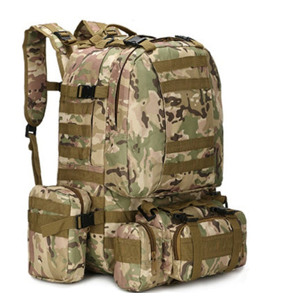 60L Tactical Hiking Backpack – Military Camouflage Outdoor Assault Pack