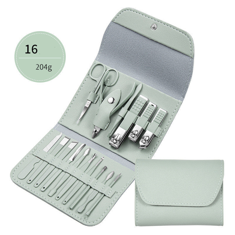 Stainless Steel Nail Care & Manicure Set — 7 to 20 Pieces