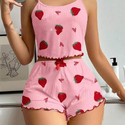 Women's Sleeveless Pajama Set – Shorts & Tank Top, S–XXXL