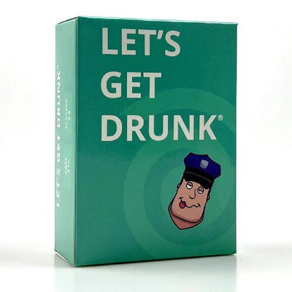 Let's Get Drunk Adult Drinking Card Game – 100 Cards, 2–8 Players, Ages 21+