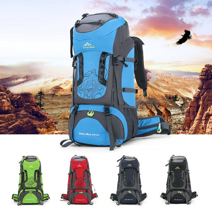 56–75L Waterproof Hiking Backpack – Large Capacity Camping & Mountaineering Pack