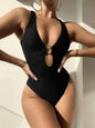 Solid Color Bikini Swimsuit Beach Apparel