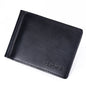 Men’s Slim Minimalist Wallet – Vintage Style Bifold PU Leather Card Holder