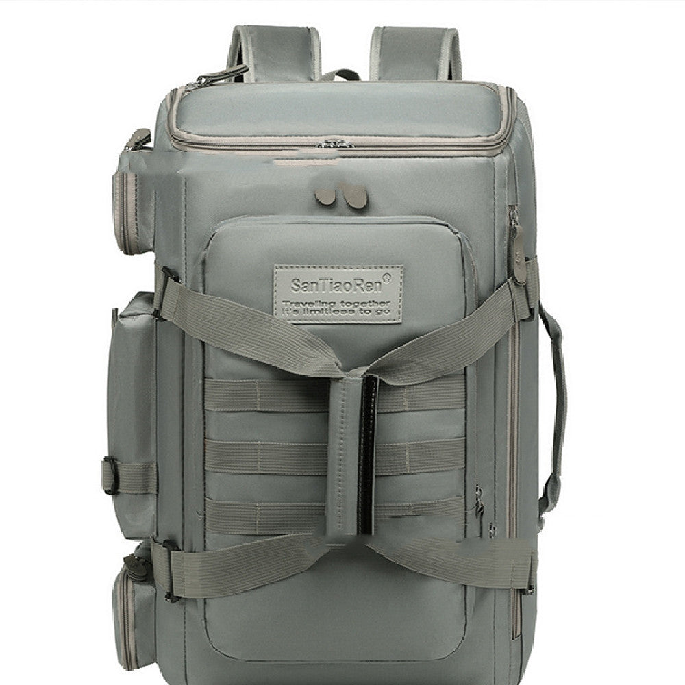 Large Nylon Travel Backpack – Unisex Laptop Bag for Leisure & Work