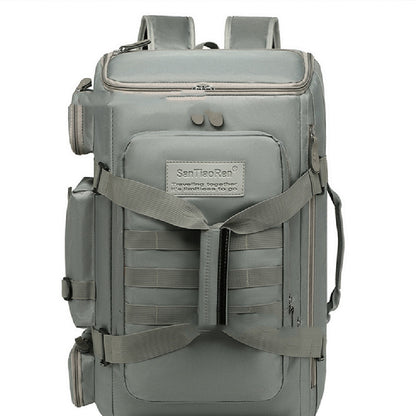 Large Nylon Travel Backpack – Unisex Laptop Bag for Leisure & Work