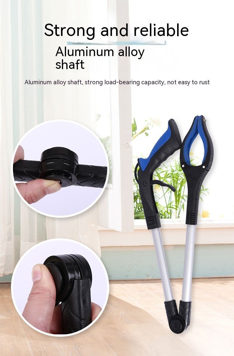Foldable Grabber Reacher Tool with Magnetic Tip – Aluminum Alloy Pick-Up Claw for Trash, Litter & More