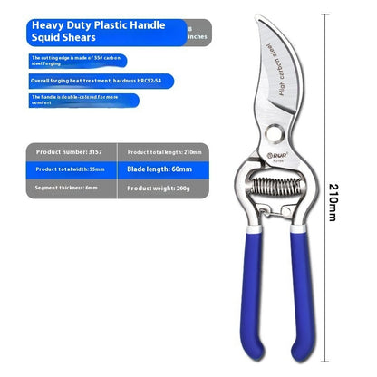 Heavy-Duty Garden Pruning Shears – 8" & 10" Straight & Elbow Clippers