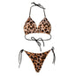 Lace-Up T-Back Bikini Set with Chest Pad — 7 Styles, S–XL