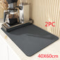 Coffee Bar Mat – Super Absorbent PU Leather Countertop Drying Mat for Kitchen