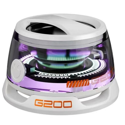 Portable Bluetooth Speaker with RGB Lighting – Magnetic Mini Speaker with Phone Stand, 7-Hour Battery