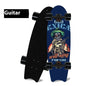 Fishtail Maple Skateboard — 21 Graphic Designs, 28" Deck