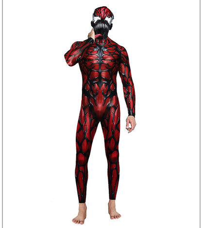 Men's Cosplay Bodysuit Jumpsuit – Stretchy Spandex One-Piece Anime Costume