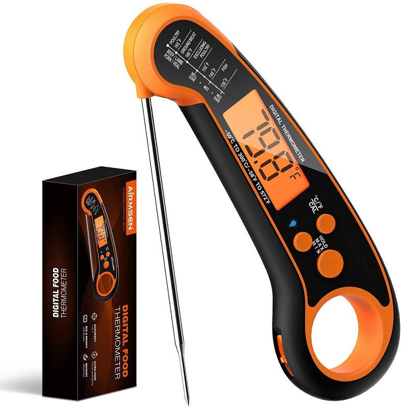 Instant-Read BBQ Thermometer Probe – Fast & Accurate Meat Thermometer