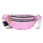 Sequin Holographic Shoulder Bag – Women’s PU Leather Dumpling Crossbody Purse