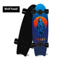 Fishtail Maple Skateboard — 21 Graphic Designs, 28" Deck