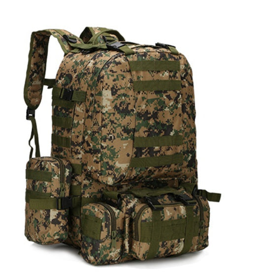 60L Tactical Hiking Backpack – Military Camouflage Outdoor Assault Pack