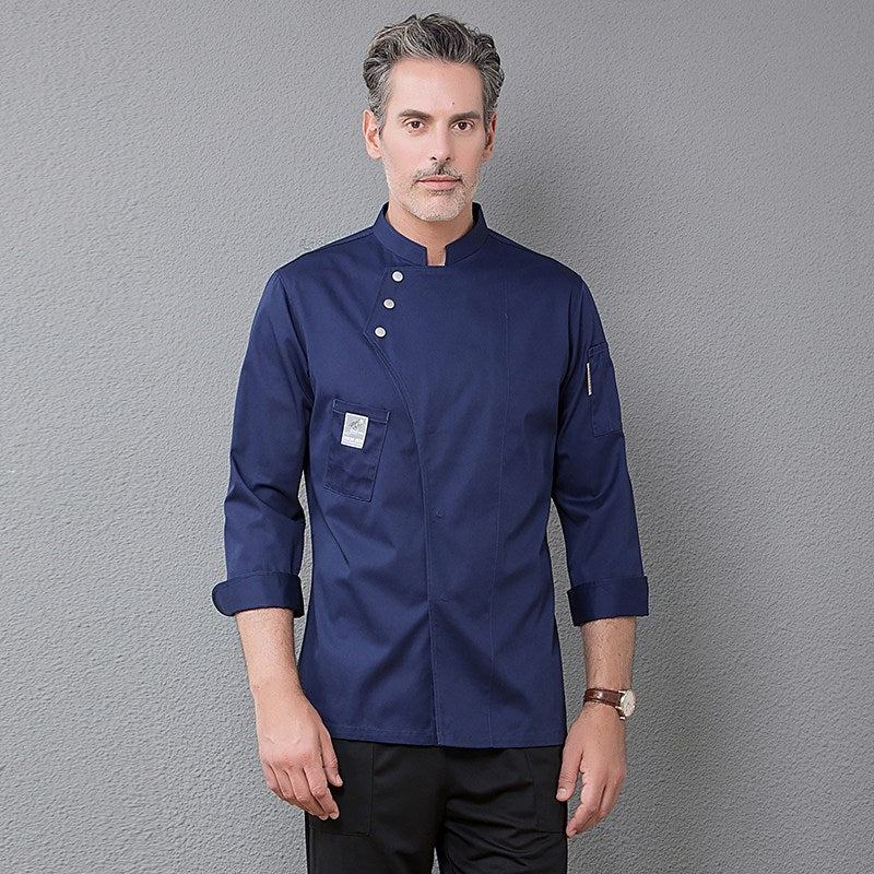 Men's & Women's Chef Coat – Long Sleeve Kitchen Jacket for Professionals