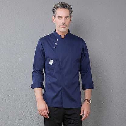 Men's & Women's Chef Coat – Long Sleeve Kitchen Jacket for Professionals