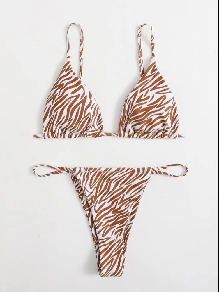 Women's Solid Color Bikini Set | Two-Piece Swimsuit | 7 Colors