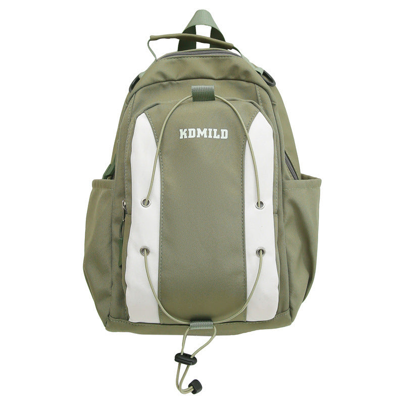 Minimalist Oxford Cloth Backpack – Unisex Campus & Travel Bag