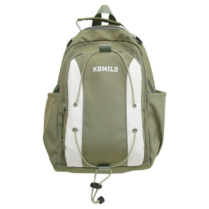 Minimalist Oxford Cloth Backpack – Unisex Campus & Travel Bag