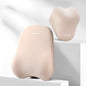 Memory Foam Car Headrest & Lumbar Support Pillow Set – Universal Fit for Auto Seats