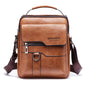 Men’s PU Leather Messenger Bag – Waterproof Shoulder Bag for Work, Travel & Daily Use