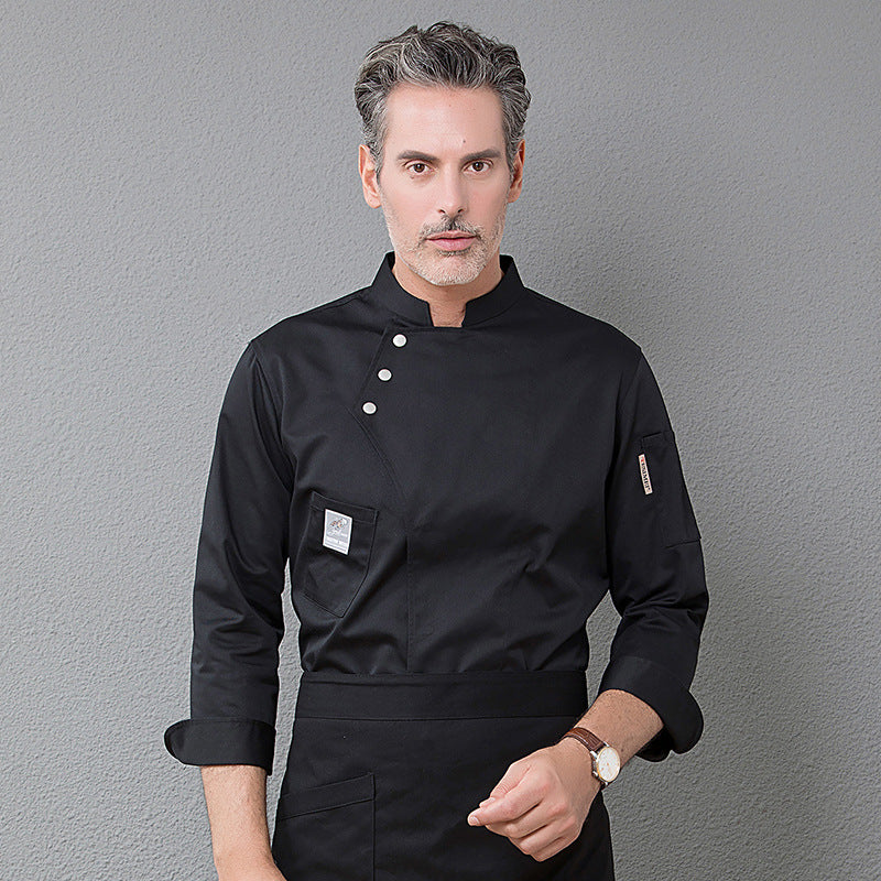 Fire-Resistant Chef Jacket – Professional Kitchen Workwear | 4 Colors, M–4XL
