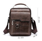 Men’s PU Leather Messenger Bag – Waterproof Shoulder Bag for Work, Travel & Daily Use
