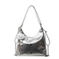 Women's Small Butterfly Hobo Bag – Vegan-Friendly Imitation Leather Shoulder Purse with Chain & Cloud Charm