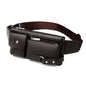 PU Leather Chest Bag – Men’s Waist Bag & Fanny Pack for Travel & Outdoors