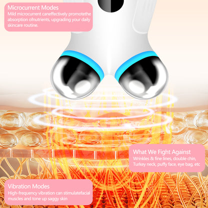 Anti-Aging Wrinkles Microcurrent Facial Device, Boost Skin Care Products Absorption