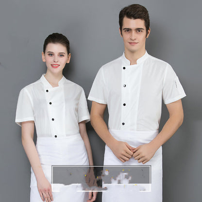 Men's Thin Mesh Chef Uniform Top – Lightweight Moisture-Wicking Kitchen Workwear