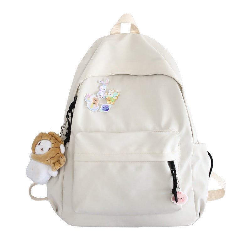 Large Nylon Backpack for Women – 20-35L College School Bag